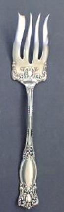 Rogers Silver Plate Meat Fork 1901 Ornate