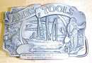 Siskiyou Ames Tools Belt Buckle North Pole