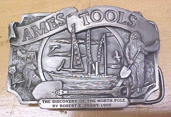 Siskiyou Ames Tools Belt Buckle North Pole