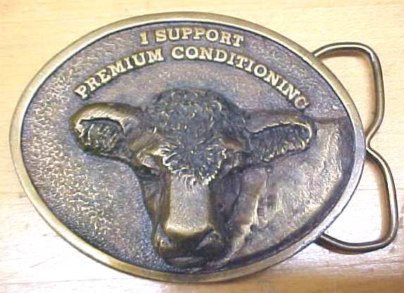 Siskiyou Bronze Cow Belt Buckle