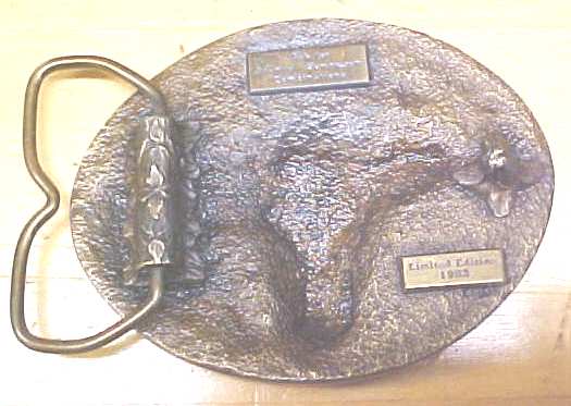 Siskiyou Bronze Cow Belt Buckle