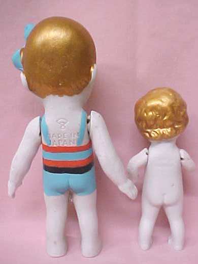 Bisque Dolls 1940's Flapper & Bathing Suit 2