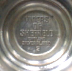 Urn Toothpick Holder Sheffield Silverplate Lions