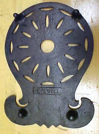 Cast Iron Trivet Ornate Design Hopewell Rare