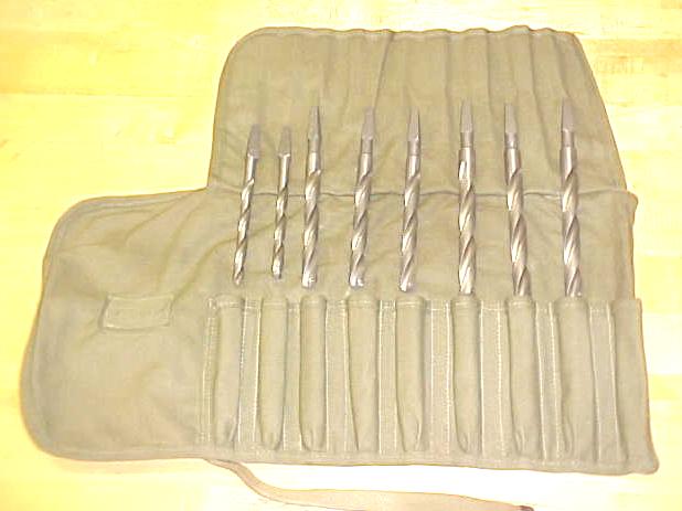Morse Brace Drill Set in Canvas Roll