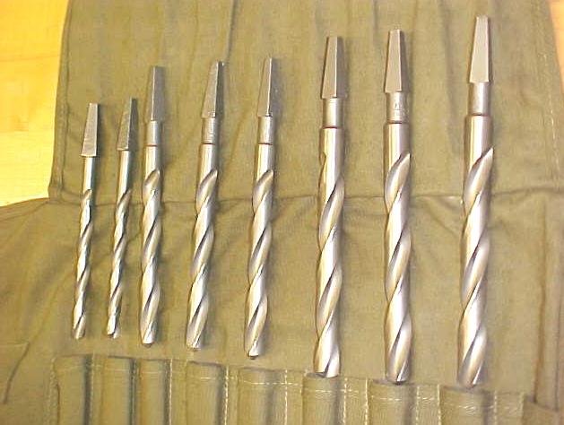 Morse Brace Drill Set in Canvas Roll