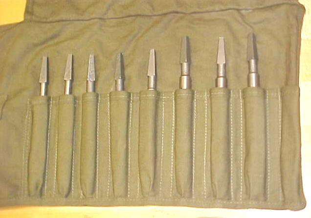 Morse Brace Drill Set in Canvas Roll