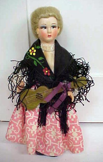 Ethnic Doll Italy Felt Face Magis Roma Eros