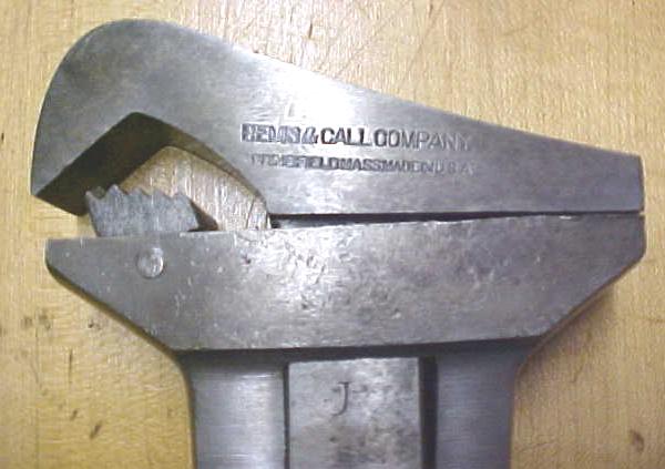Bemis & Call Pipe Wrench Adjustable Combination 12