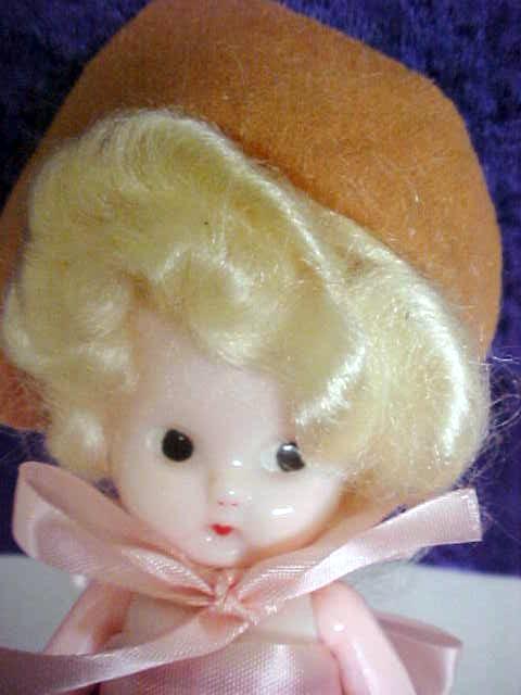 Doll Googly Eye Hard Plastic Adorable Outfit