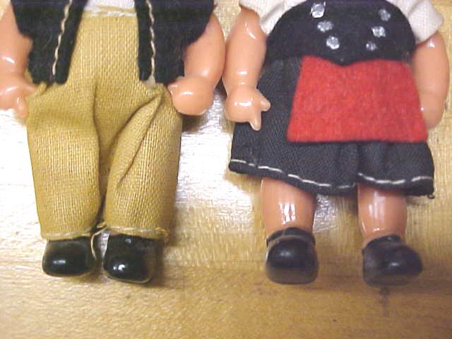 Celluloid Dolls Miniature Ethnic Clothing