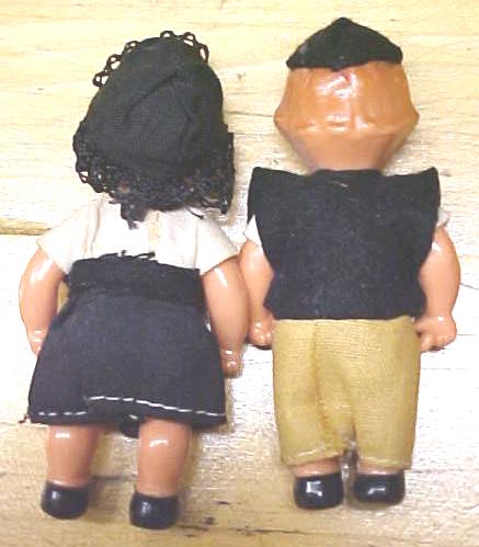 Celluloid Dolls Miniature Ethnic Clothing