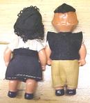 Celluloid Dolls Miniature Ethnic Clothing
