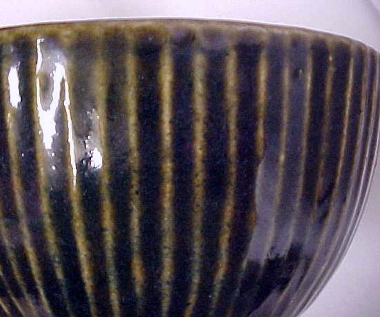Pottery Bowl Arts & Crafts Style Cobalt ZSC
