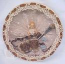 Miniature Doll Ornate Box Baby Gift Vintage