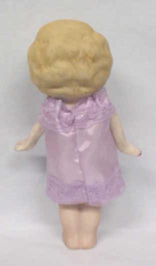 All Bisque Doll Flapper Style Large Eyes