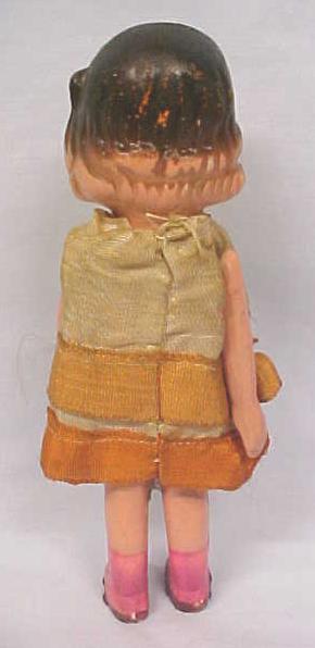 All Bisque Doll Style 1930's Miniature