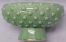 Planter Mint Green Pottery Bowl Raised Bubble Design
