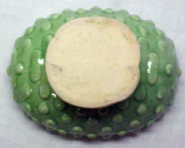 Planter Mint Green Pottery Bowl Raised Bubble Design