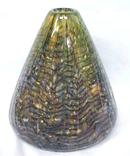 Glass Vase Hand Blown Exquisite Colors Signed