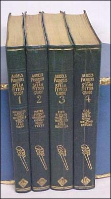 Audels Plumbers & Steam Fitters Guide Set 1925 1st Ed.