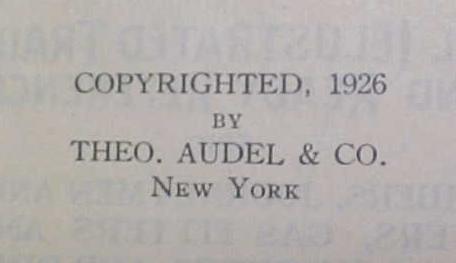Audels Plumbers & Steam Fitters Guide Set 1925 1st Ed.