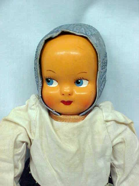 Large Celluloid Doll Poland Ethnic