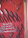Utica Wrench & Pliers Display Case w/Tools