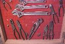 Utica Wrench & Pliers Display Case w/Tools