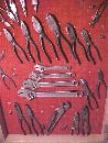 Utica Wrench & Pliers Display Case w/Tools