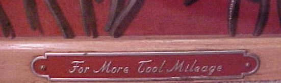 Utica Wrench & Pliers Display Case w/Tools