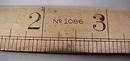 Lufkin No. 1086 Brass Folding Rule 24 inch