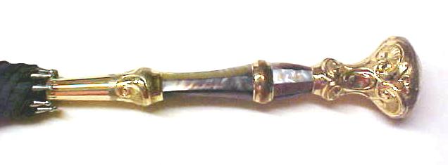 Umbrella Gold Mother of Pearl Victorian Ladies