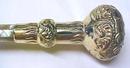 Antique Umbrella Ladies Gold Mother of Pearl Victorian MOP