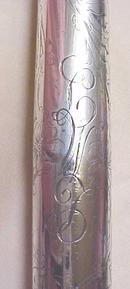 Umbrella Rolled Silver Antique Ornate Handle