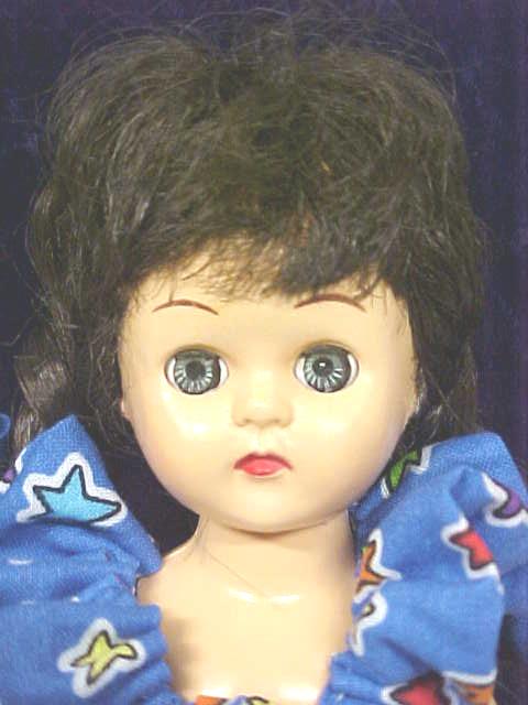 Virga Playmate Doll Brunette 1954 Pigtails