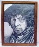 Doctor Who Tom Baker Original Drawing