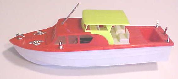 Cabin Cruiser Boat 1960's Battery Operated
