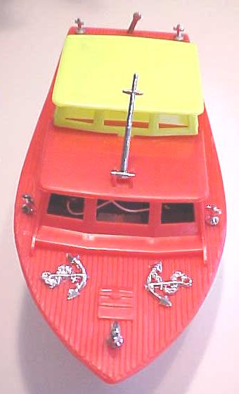 Cabin Cruiser Boat 1960's Battery Operated