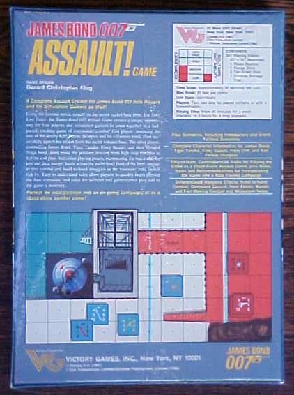 James Bond Assault Game NIB Sealed
