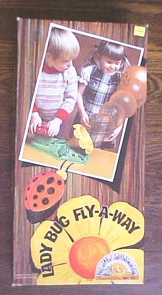 Lady Bug Fly-A-Way Game Marx 1977