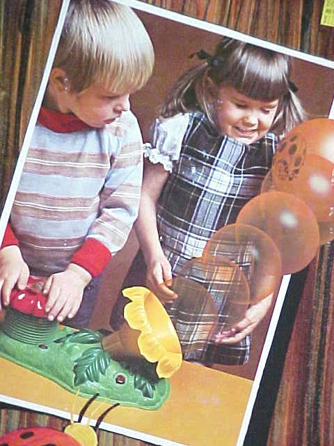 Lady Bug Fly-A-Way Game Marx 1977