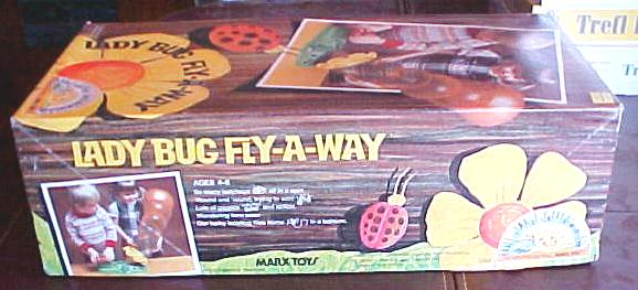 Lady Bug Fly-A-Way Game Marx 1977