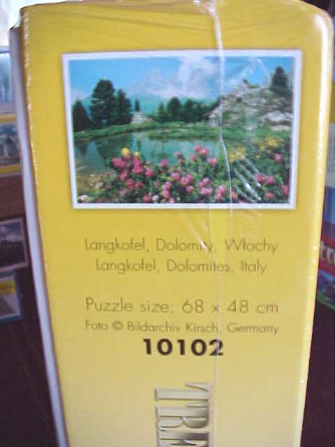 Puzzle Mountains Flowers Lake Germany Trefl