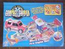 Compact Carrier Micro City Fire Engine Play Set