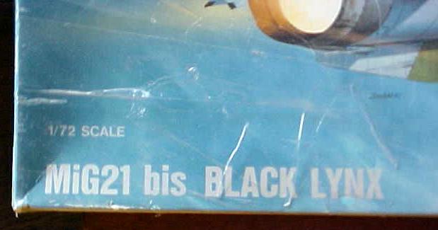 MIG21 Black Lynx Model Plane NIB 1990 Sealed
