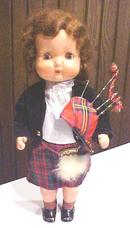 Roddy Doll England Walker 1950's HP Bagpipes