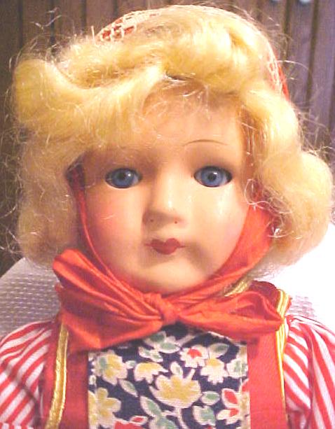 Composition Doll Ethnic Beautiful Roddy