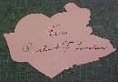 Antique Valentines Card Boy & Girl Cabin Cruiser
