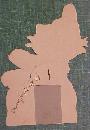 Antique Valentines Card Puppy in Boot